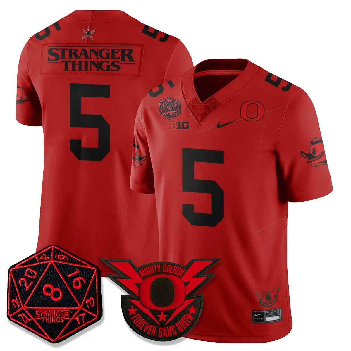 ORE Stranger Things Vapor Limited Jersey by Oregon Ducks