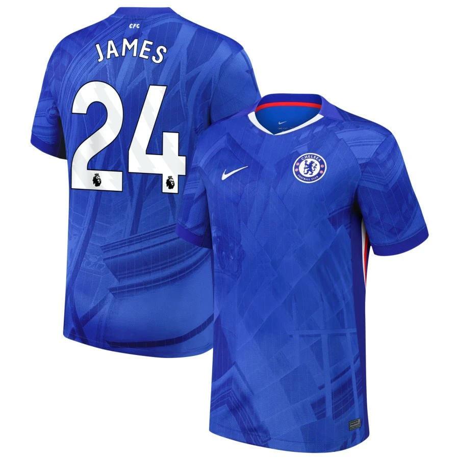Reece James #24 Chelsea 2025-26 Home Match Jersey – Blue by Soccer Jersey