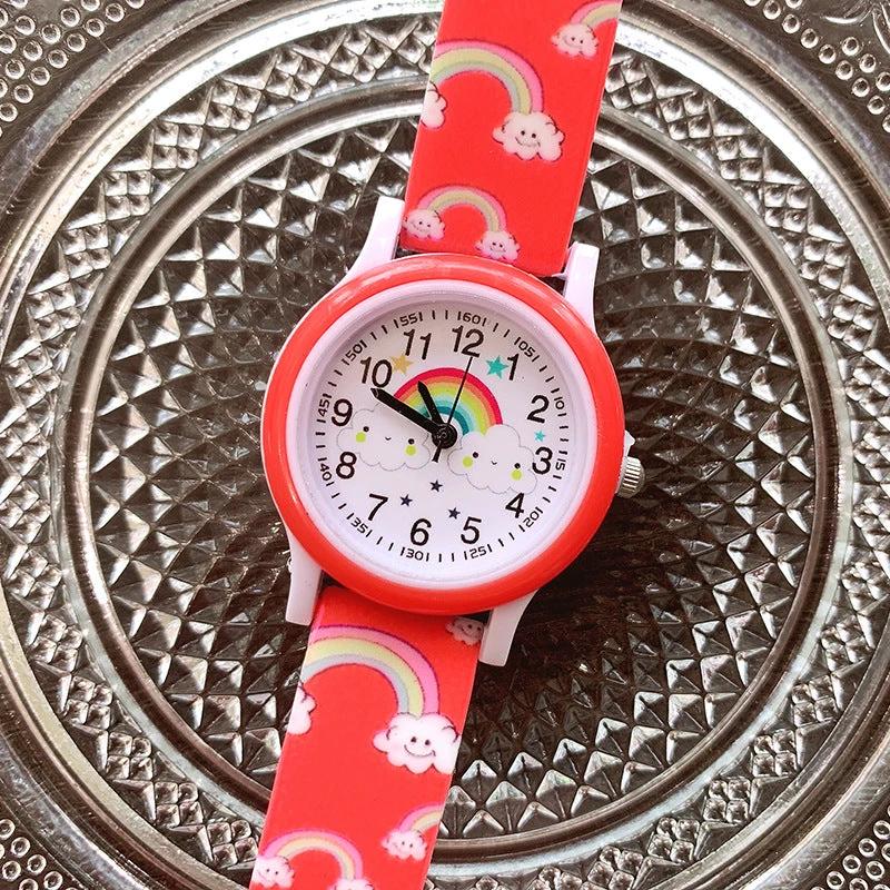 RainbowTime | Rainbow Children's Watch with Silicone Band – Learn to Tell Time in Colorful Design for Kids by BowLift