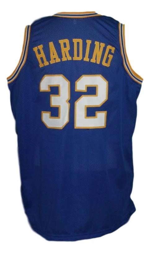 Reggie Harding Jersey #32 Indiana Aba Basketball Sewn Blue by My store basketball