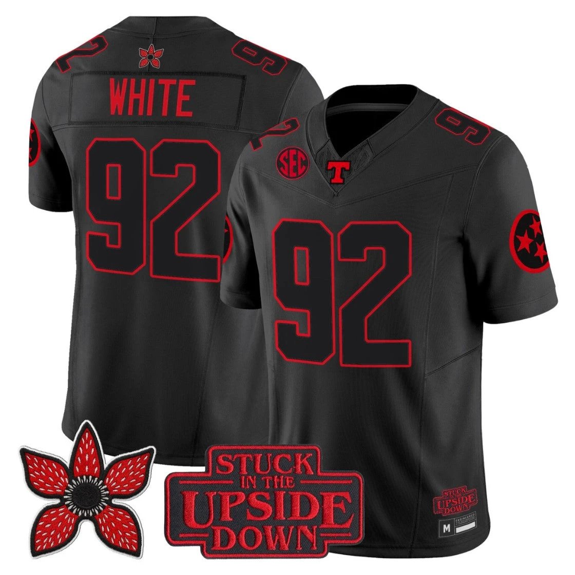 Reggie White Jersey #92 Tennessee Vols Stranger Things Edition Vapor Stitched by NCAA Football Jersey