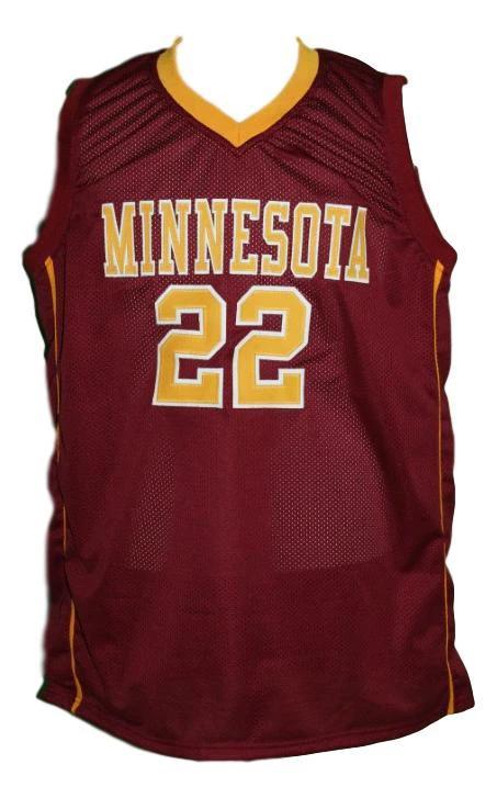 Reggie Lynch Jersey #22 College Basketball Sewn Maroon by My store basketball