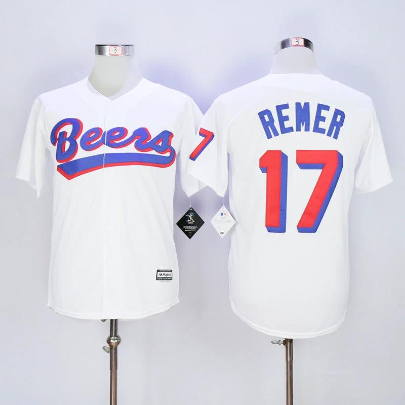 Remer #17 Cooper Movie Baseball Jersey White by My Store