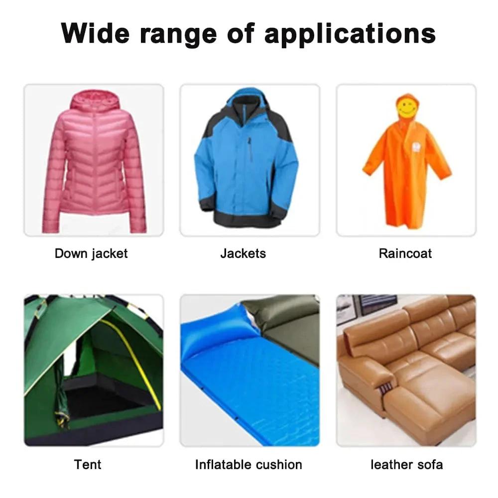 Repair patch set for down jackets – no sewing & washable by BowLift