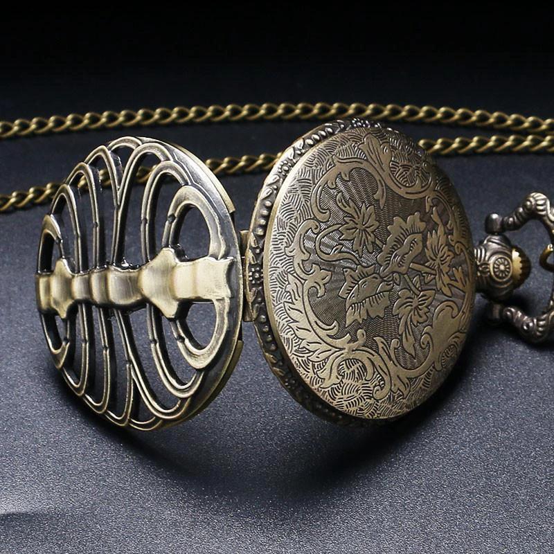 Steampunk Bone Pocket Watch by Bowlift