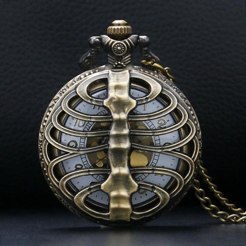 Steampunk Bone Pocket Watch by Bowlift