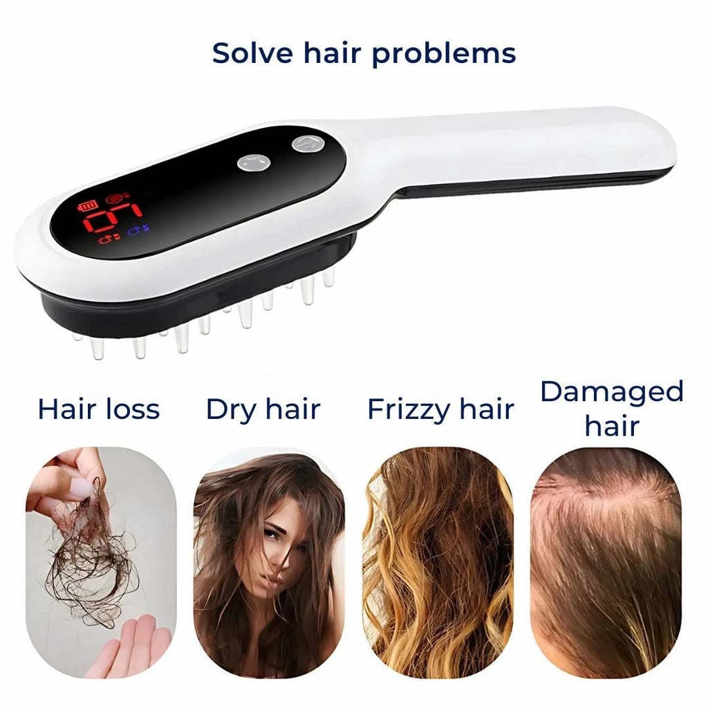 RevitalHair Electric Hair Comb for Hair Growth | Anti Hair Loss Device - for Hair Thinning - Scalp Massage - Hair Growth Bowlift by Bowlift