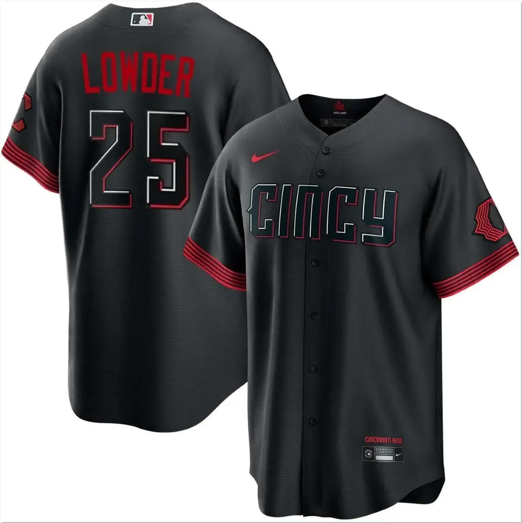 Rhett Lowder Jersey #25 Reds Vapor Premier Limited All Stitched by My Store