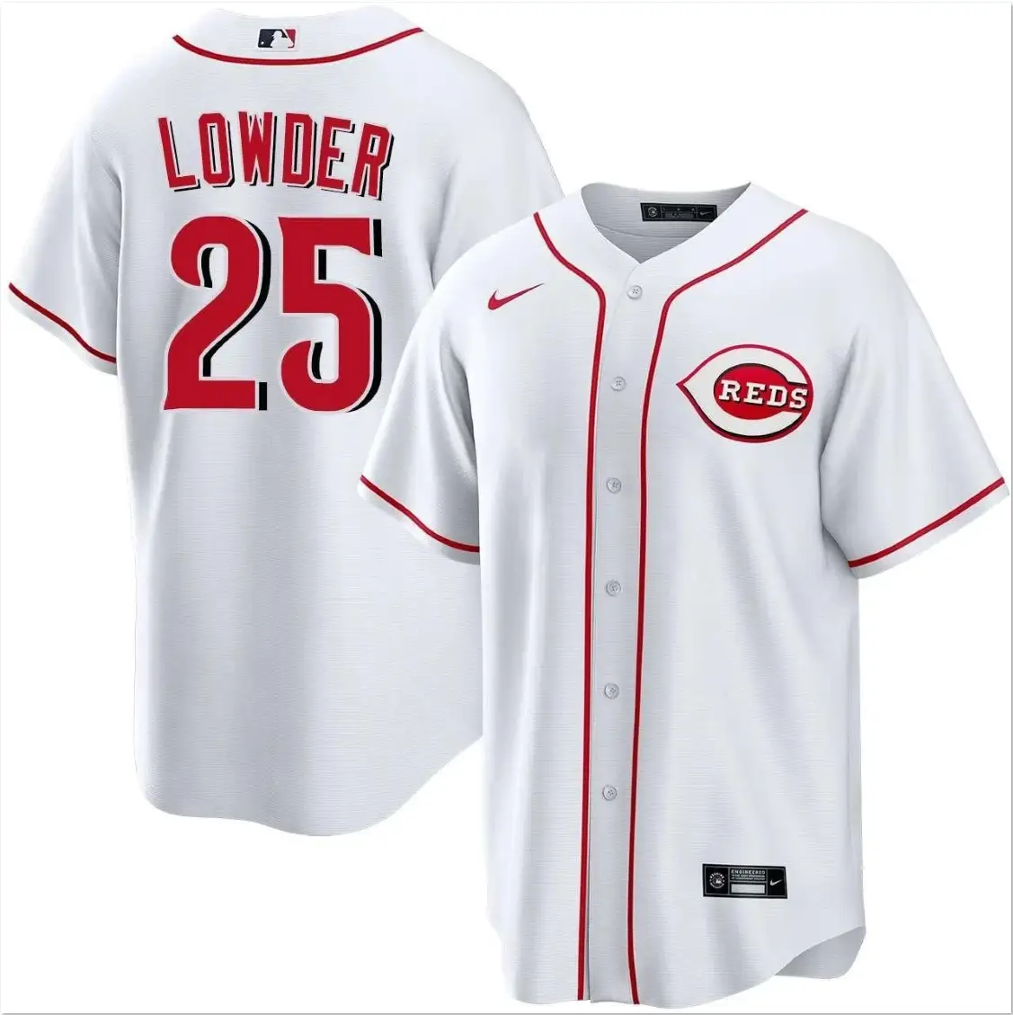 Rhett Lowder Jersey #25 Reds Vapor Premier Limited All Stitched by My Store