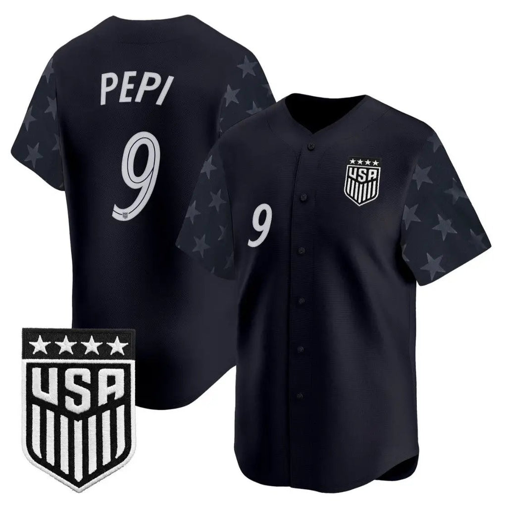 Ricardo Pepi Jersey #9 USMNT 2026 World Cup Vapor Baseball Stitched by My Store