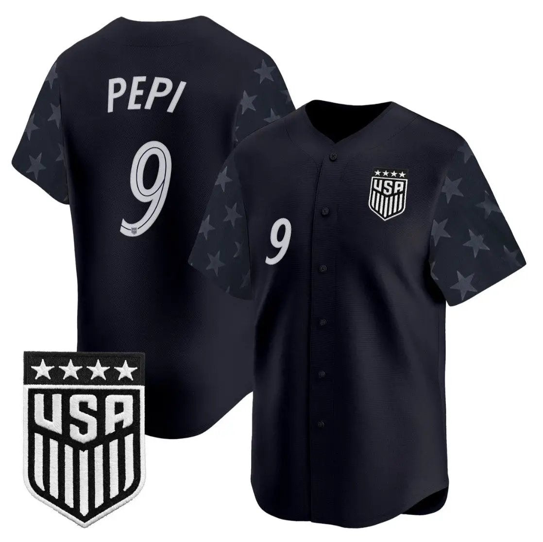 Ricardo Pepi Jersey #9 USMNT 2026 World Cup Vapor Baseball Stitched by My Store
