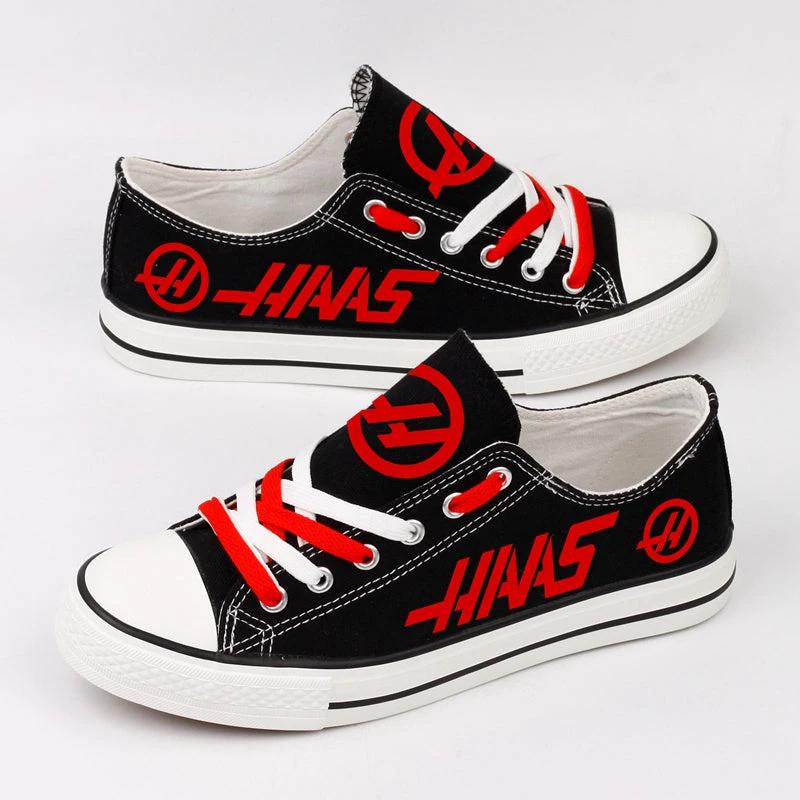 Rich Energy Haas F1 Team Canvas Sneakers Shoes For Men Women Fans by Crocs