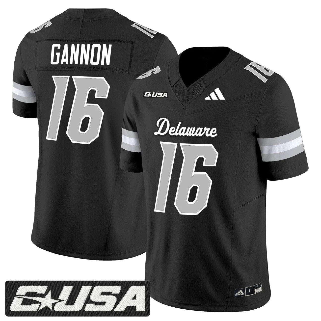 Rich Gannon Jersey #16 Delaware Blue Hens 2025 Vapor Limited Stitched by My Store NCAA Football Jerseys