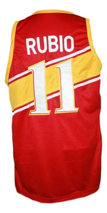 Ricky Rubio Jersey #11 Team Spain Espana Basketball Red by My store basketball