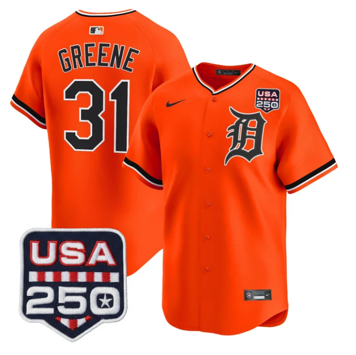 Riley Greene Jersey #31 Detroit Tigers 2026 Alternate Limited Stitched by My Store