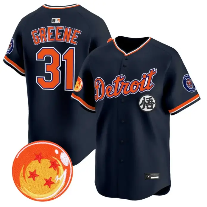 Riley Greene Jersey #31 Detroit Tigers Dragon Ball Premier Stitched by My Store
