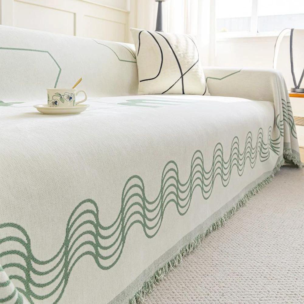 Ripple Curve Line Flow Sofa Cover by Casa & Beyond