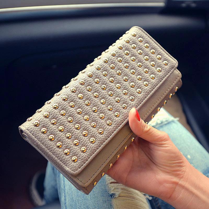 Women PU Leather Fashion Long Clutch Vintage by Bowlift