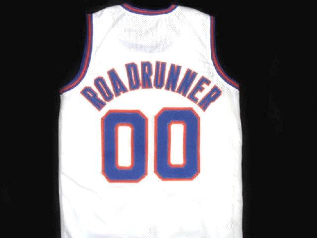 Roadrunner Jersey #00 Tune Squad Space Jam Basketball White by My store basketball