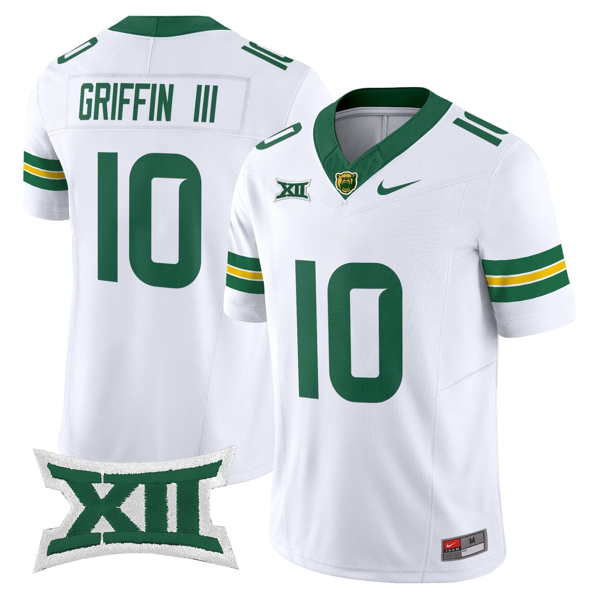 Robert Griffin III Jersey #10 Baylor Bears 2025 Vapor Stitched White by NCAA Football Jersey
