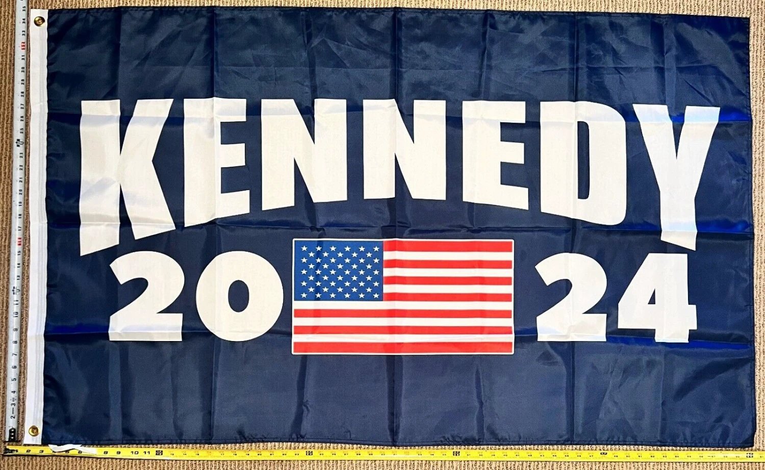 Robert Kennedy Flag 2024 Blue RFK Democrat Save America USA Sign 3x5' by flagsjustdoit
