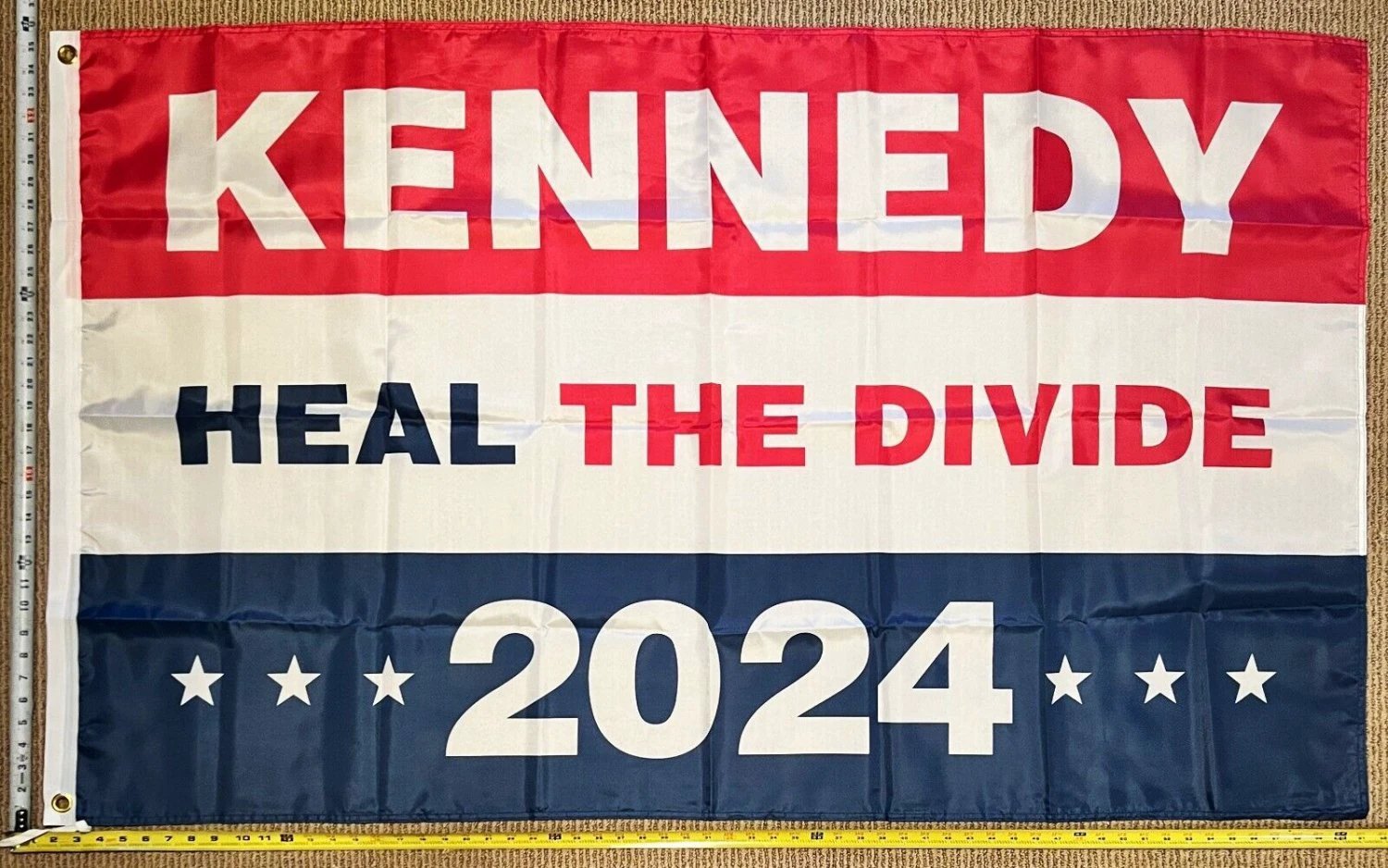 Robert Kennedy Flag 2024 Heal Democrat Save America USA Sign 3x5' by flagsjustdoit
