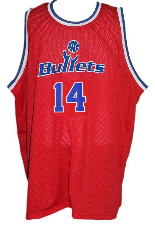 Robert Pack Jersey #14 Washington Retro Basketball Red by My store basketball