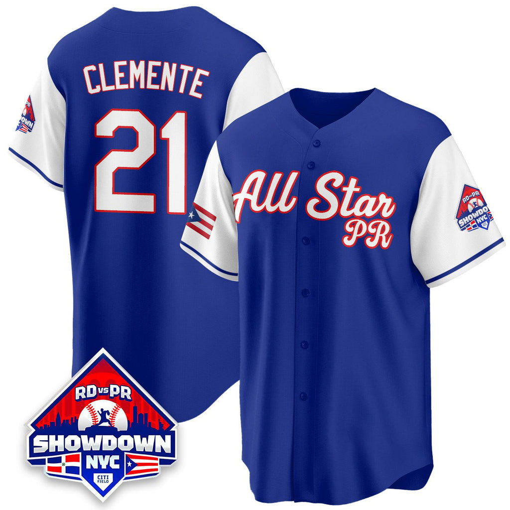 Roberto Clemente Jersey #21 Puerto Rican Baseball All-Star 2025 Stitched White by My Store