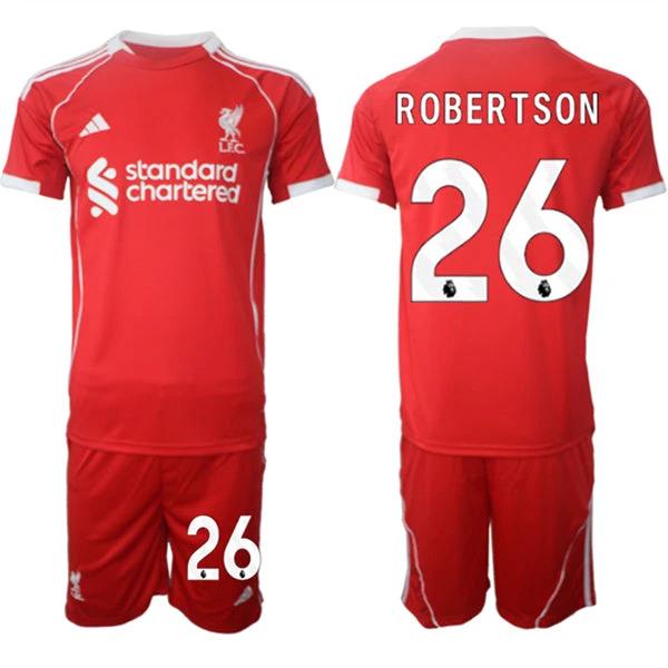 Robertson Jersey #26 Liverpool Red Home 2025 Soccer Suit by Soccer Jersey