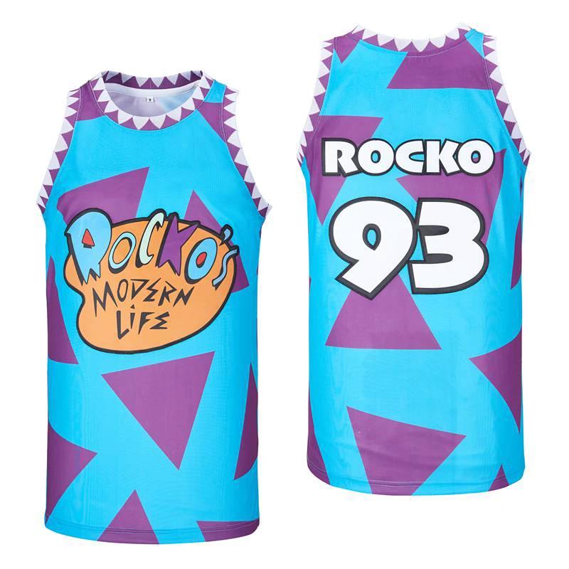 Rockos #93 Modern Life Basketball Jersey by My store basketball