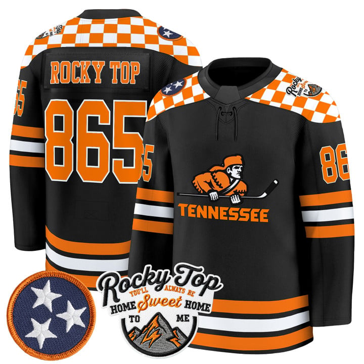 Rocky Top Jersey #865 Tennessee Volunteers 2025-26 Hockey Premium Stitched by Hockey David