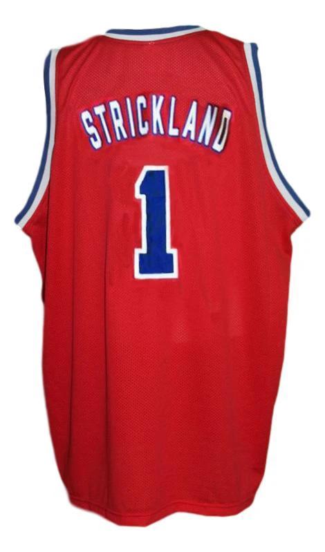 Rod Strickland Jersey #1 Washington Retro Basketball Red by My store basketball