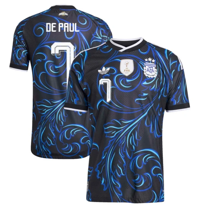 Rodrigo De Paul Jersey #7 Argentina 2026 National Team Soccer by Soccer Jersey