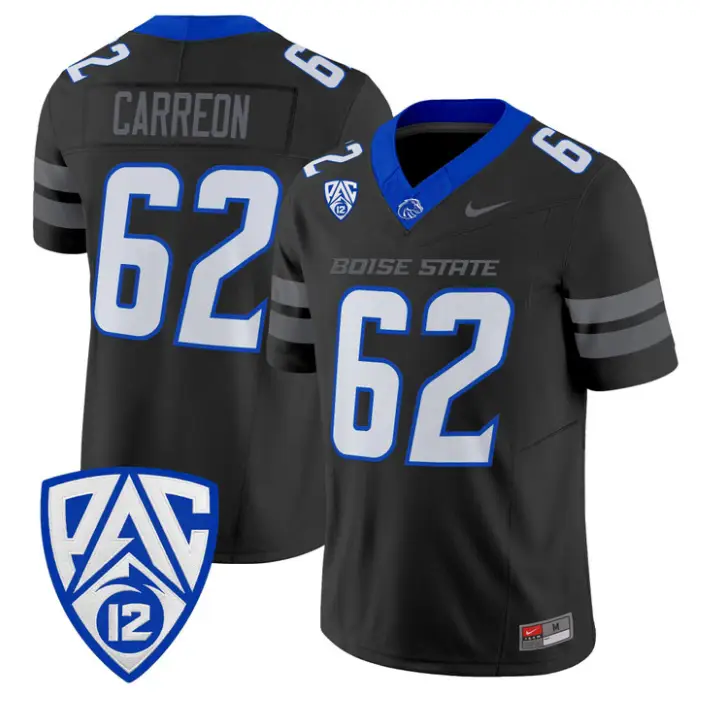 Roger Carreon Jersey #62 Boise State Broncos 2026 Vapor Stitched by My Store NCAA Football Jerseys