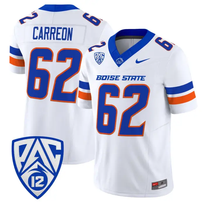 Roger Carreon Jersey #62 Boise State Broncos 2026 Vapor Stitched by My Store NCAA Football Jerseys