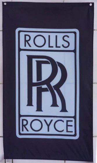 Rolls Royce Car Flag 3X5 Ft Polyester Banner USA 90x150cm by flagsjustdoit