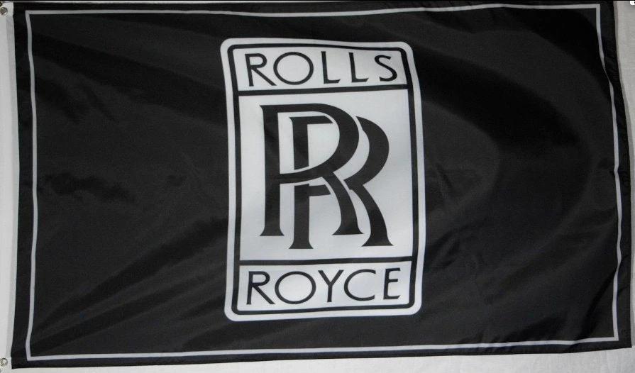Rolls Royce Flag 3X5 Ft Polyester Banner USA 90x150cm by flagsjustdoit