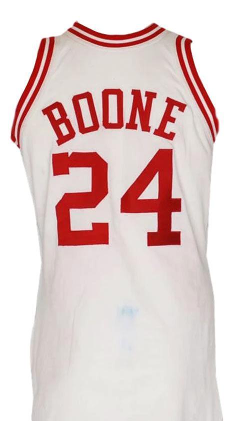 Ron Boone Jersey #24 Aba West All Star Basketball Sewn White by My store basketball