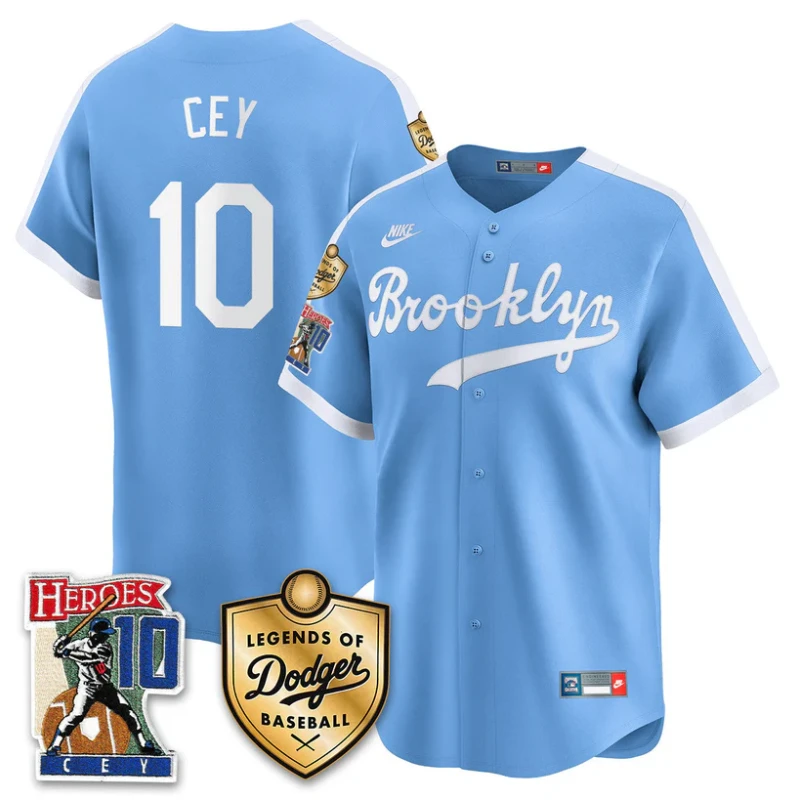 Ron Cey Jersey #10 Dodgers Ron Cey Legends Of Dodgers Baseball Throwback Royal by My Store