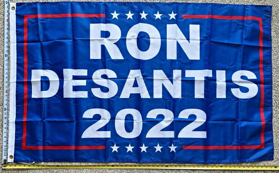 Ron Desantis Flag Governor 2022 RON Blu Make Florida Sign USA 3x5ft by flagsjustdoit