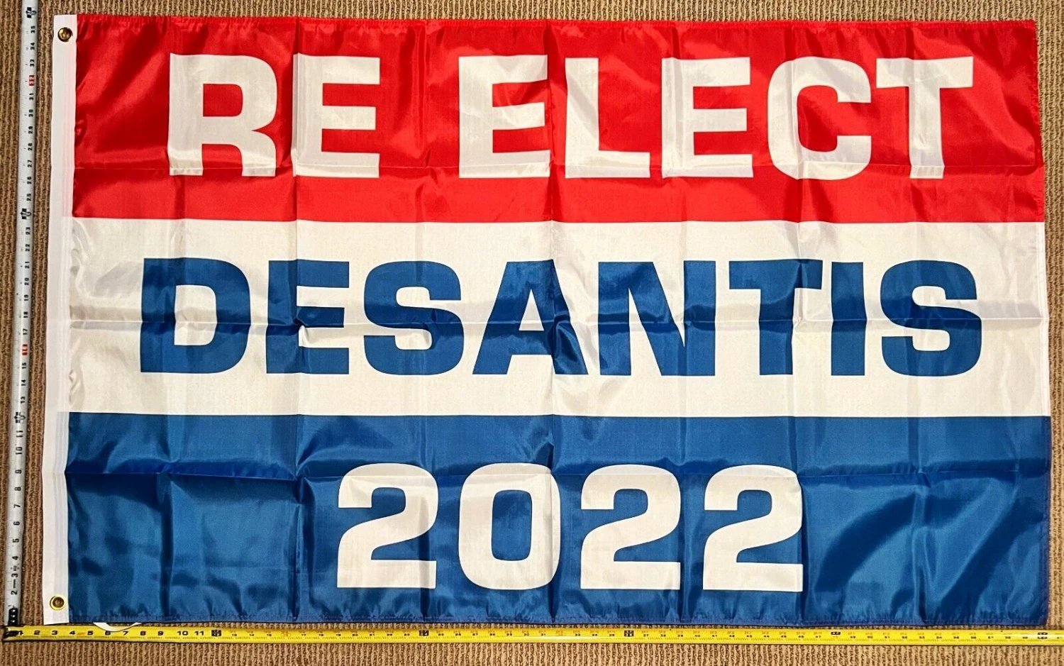 Ron Desantis Flag Governor 2022 Re-Elect Blo Florida Sign USA 3x5' by flagsjustdoit