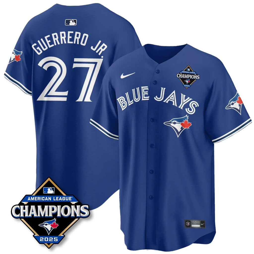 Toronto Blue Jays 2025 American League Champions Jersey - All Stitched by Toronto Blue Jays