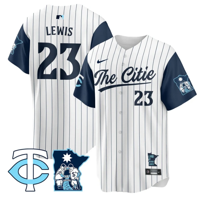 Royce Lewis Jersey #23 Minnesota Twins 2025 City Connect Concept Stitched White by My Store