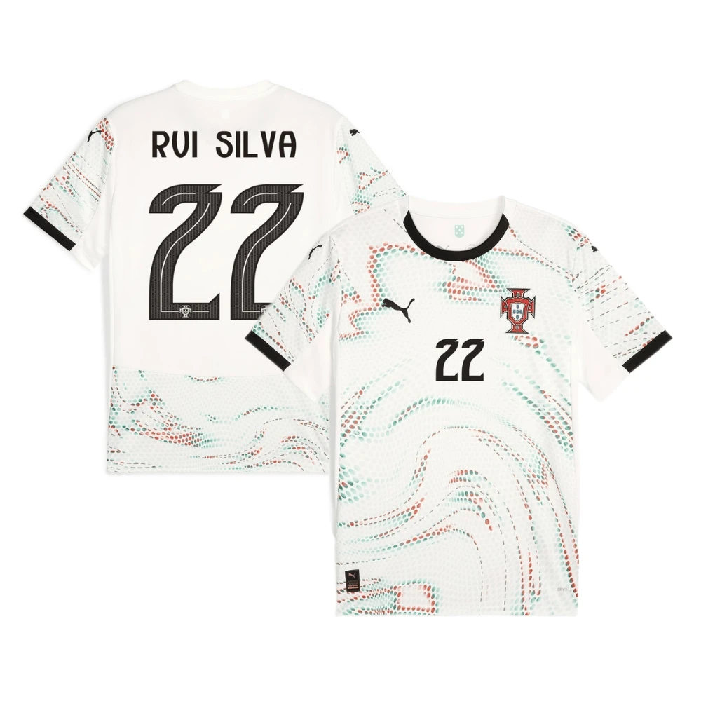 Rui Silva 22 Portugal National Team 2025-26 Away Men Jersey – White by Soccer Jersey