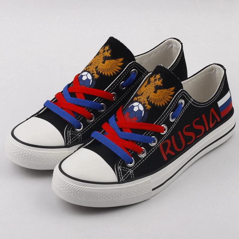 Russia Low Top Canvas Sport Sneakers Shoes For Men Women Fans by Crocs