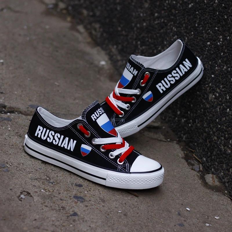 Russian Rican Canvas Sneakers Shoes For Men Women Fans by Crocs