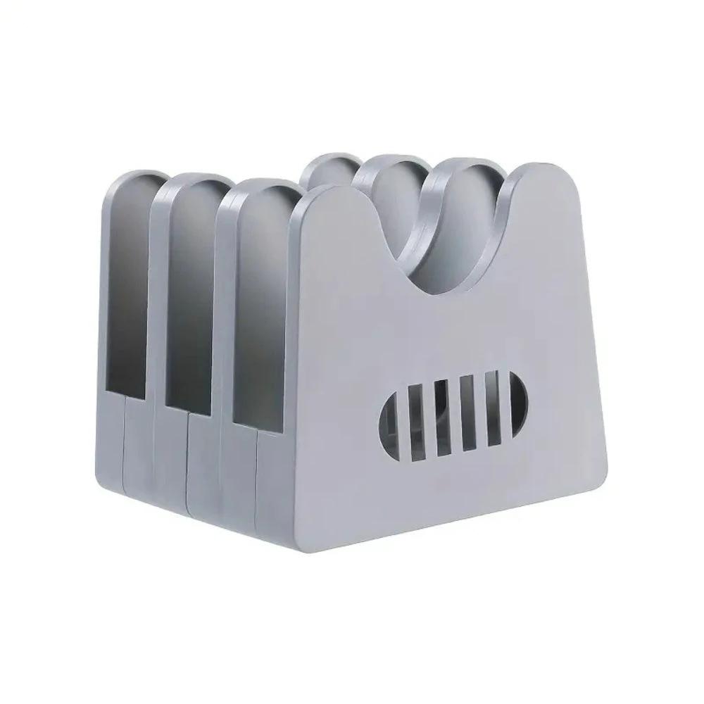 ABS Pot Lid and Utensils Storage Rack by Casa & Beyond
