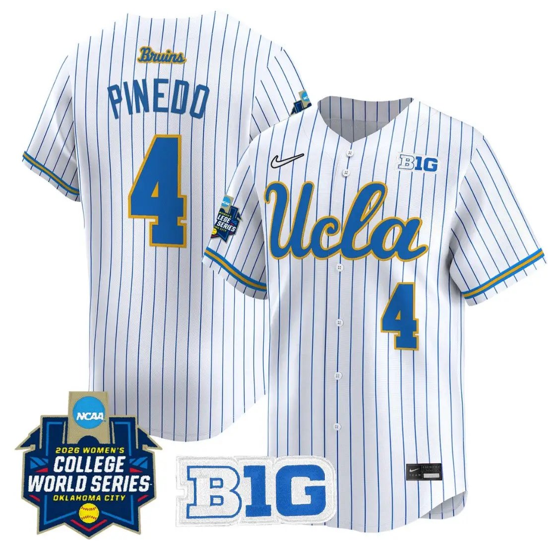 Rylee Pinedo Jersey #4 UCLA Bruins Softball 2026 World Series Stitched by My Store