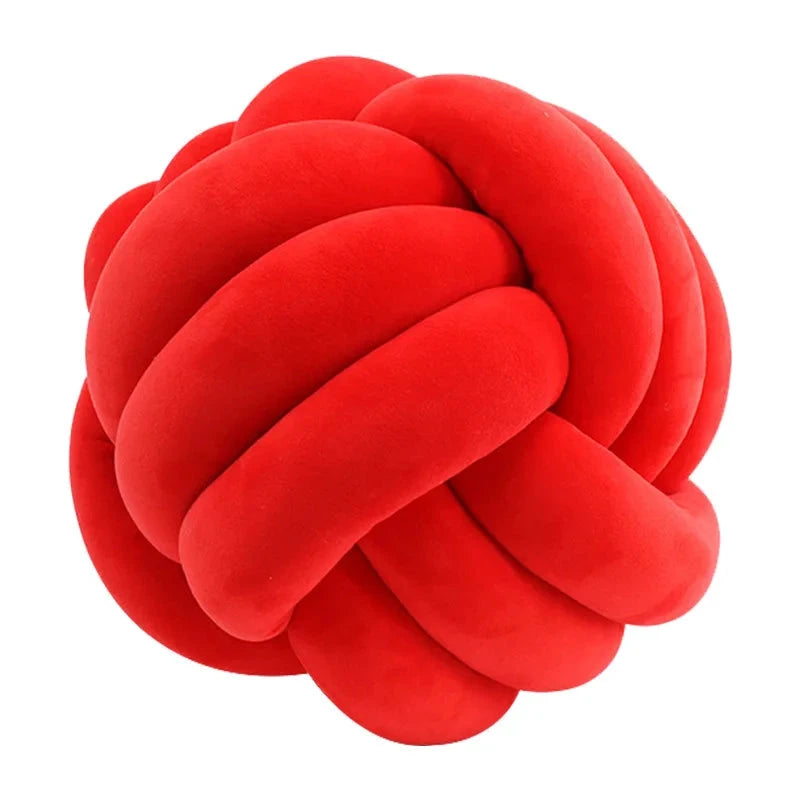 Plush Knot Cushion (Velvet) by Bowlift