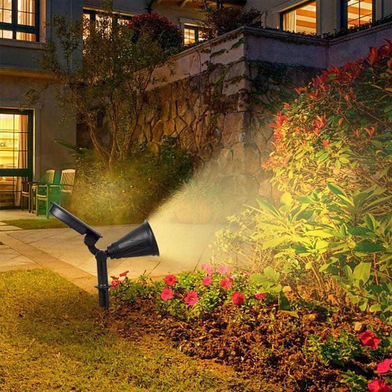 SolarBeam Outdoor Solar Spotlight with Stake for Landscaping Bowlift by Bowlift